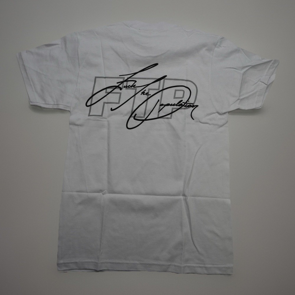 FTP Signature Logo Tee Size Medium White Season 2022 BRAND NEW FuckThePopulation
